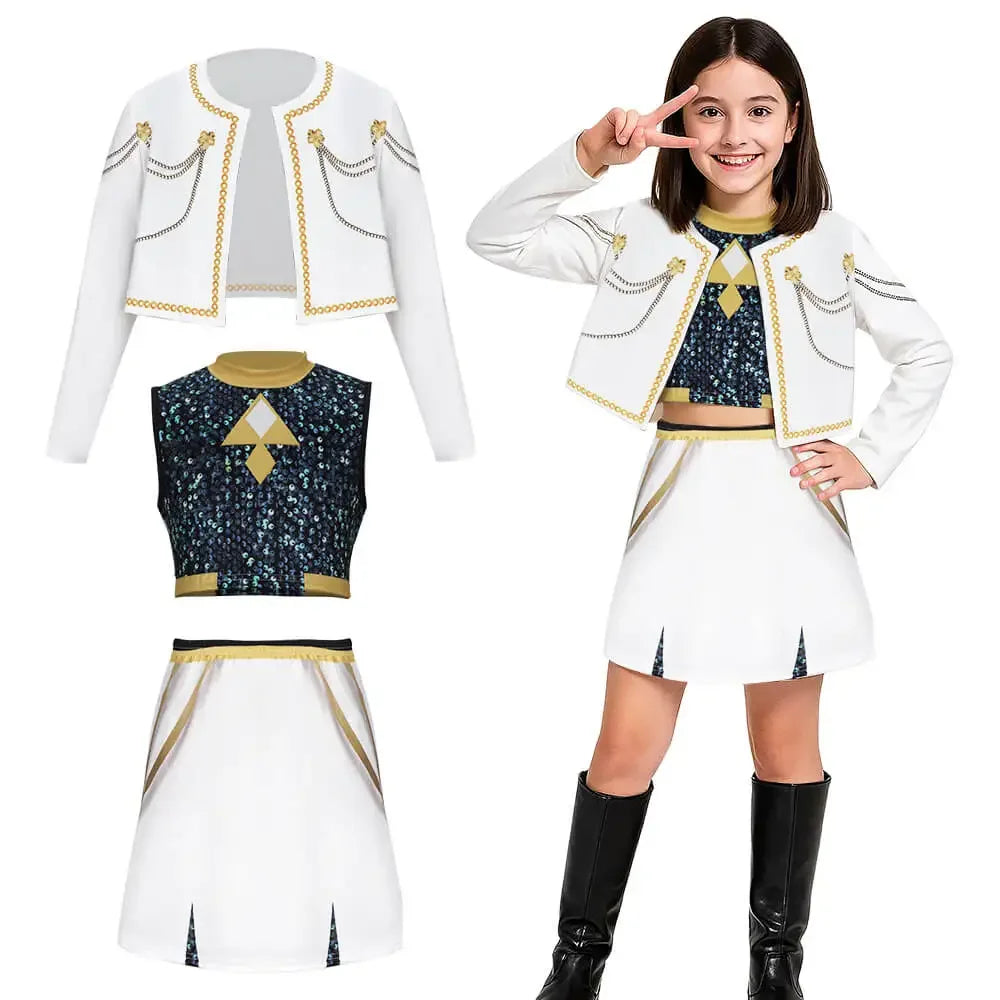 Costume de cosplay Kpop Rumi Zoey Mira pour fête d'Halloween pour enfants
