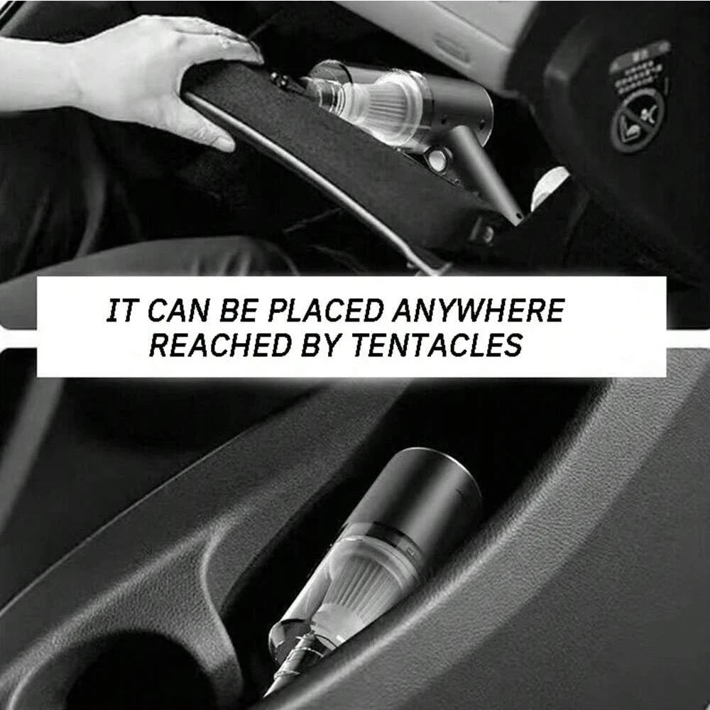 Aspirateur 3 en 1 Intégré Aspiration et Soufflage Combinaison Aspirateur Rechargeable USB Petit Aspirateur Voiture et Maison