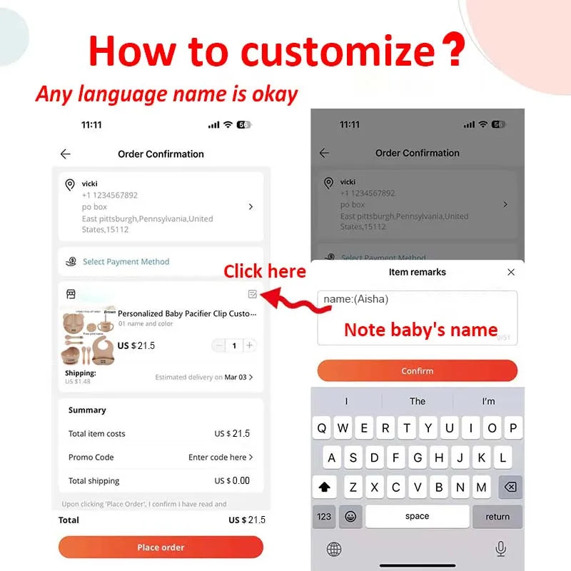 Ensemble de Vaisselle Personnalisé pour Bébé - Set Silicone 8 Pièces avec Nom Gravé - Sans BPA