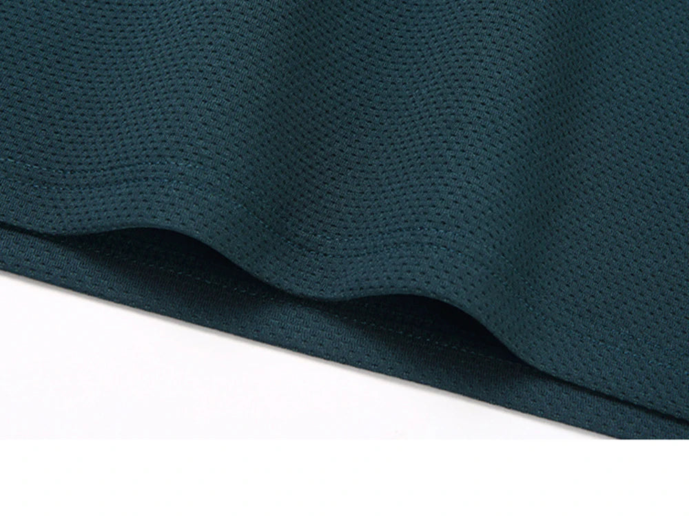 Nouveau t-shirt polo d'automne pour hommes, couleur unie, manches longues avec texture gaufrée