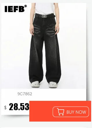 Pantalon en Denim d'Été pour Homme Jeans Masculin Bleu Délavé Vintage Droit Décontracté Vêtements pour Homme Pantalon Large Ample Nouvelle Mode