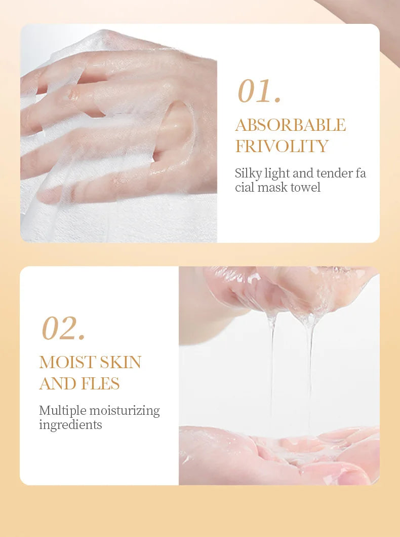 10pcs SADOER Collagen Face Mask Firming Moisturizing Repair Brightening skincare Face Sheet Mask Beauty Facial Masks Skin Care