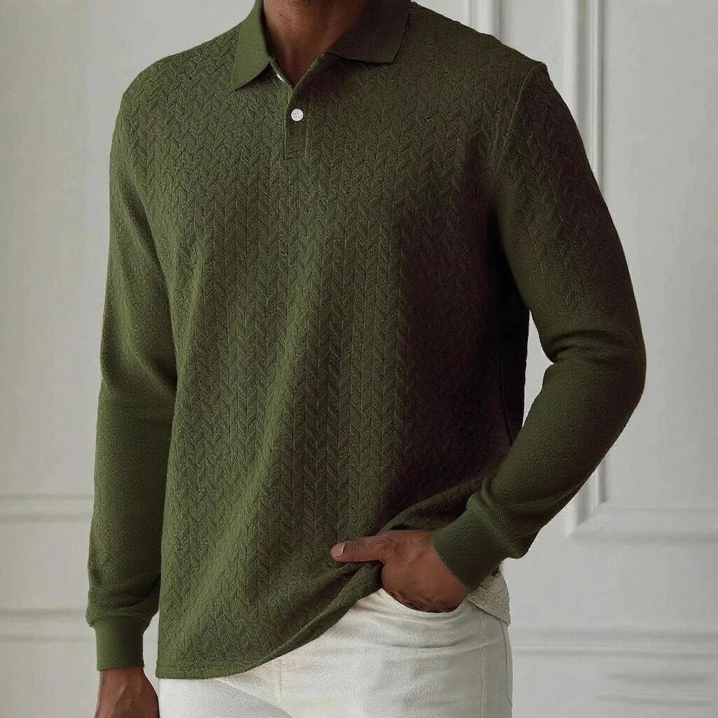 Polo à manches longues pour hommes, vêtements masculins de haute qualité, t-shirt polo de bureau, style business et décontracté, mode masculine.