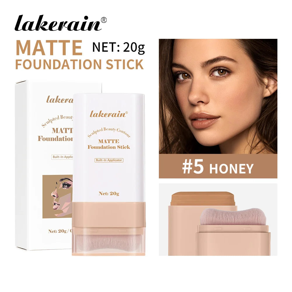 AnastasiaBalm Bâton de fond de teint boosté pour la peau, baume lisse et pulpeux, couverture haute, anciers de fond de teint bronze, sérum de voyage, marque