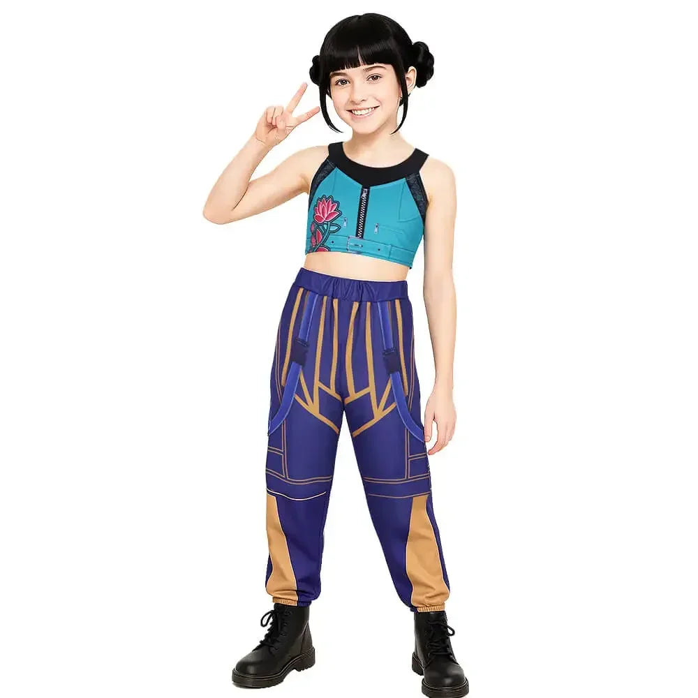 2025 Halloween Kpop Rumi Zoey Mira Halloween fête Cosplay Costume enfants chasseurs de démons adolescents filles cadeaux