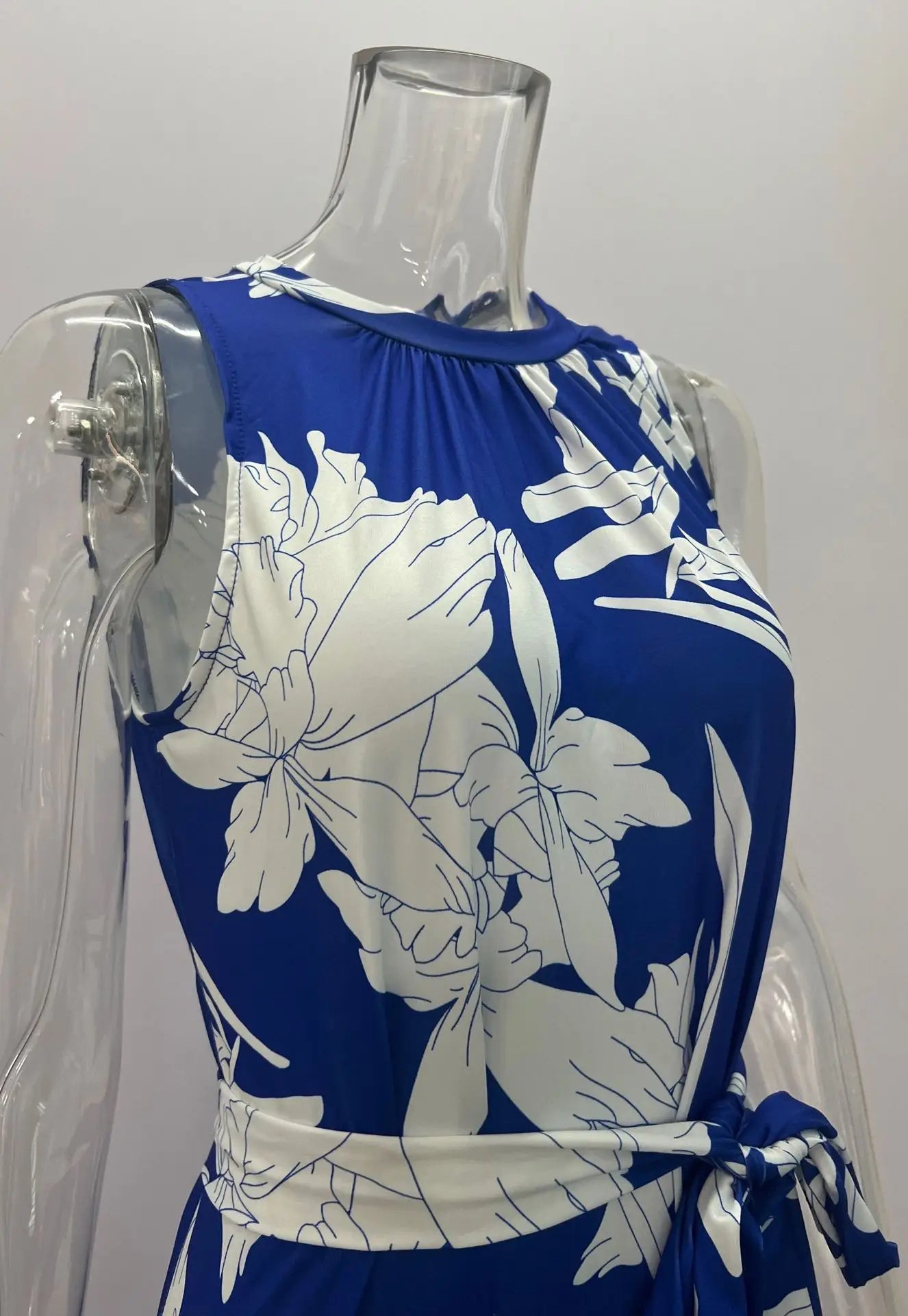 2025 Robes longues élégantes à imprimé floral pour femmes Printemps Été