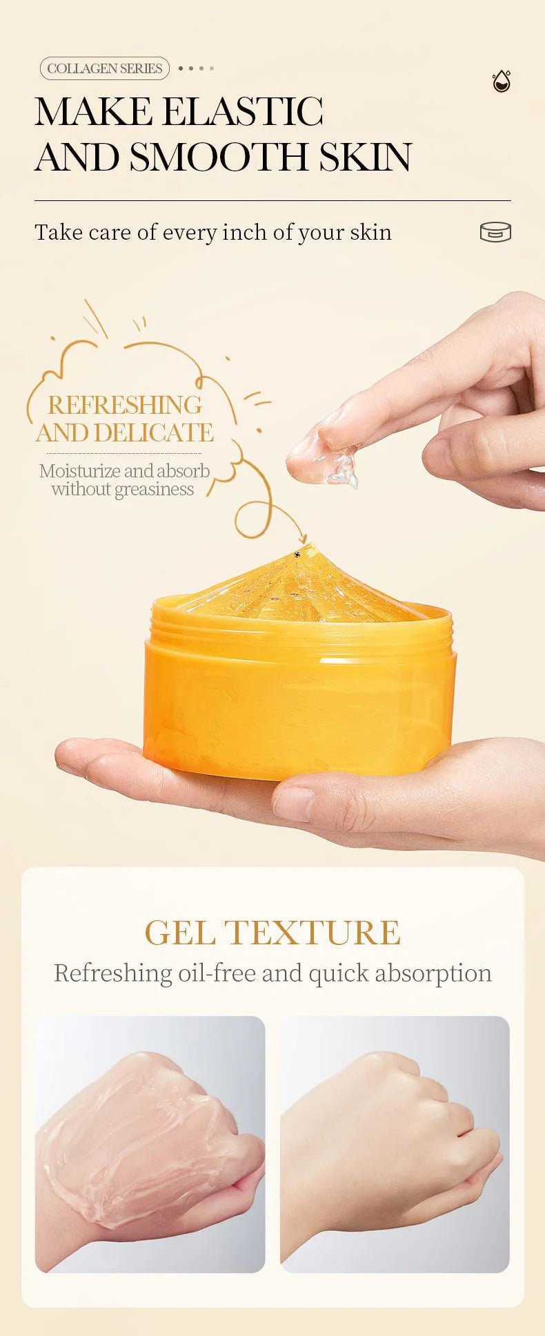 SADOER collagène crème pour le visage visage Gel hydratant réparation éclaircissant raffermissant crèmes pour le visage beauté produits de soins de la peau pour le visage