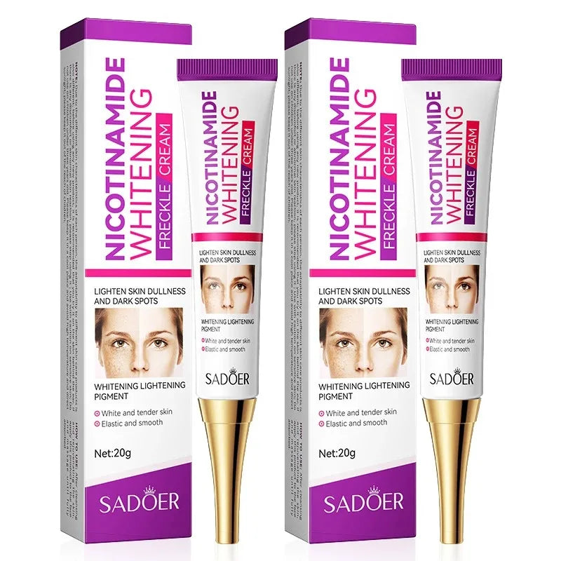 SADOER crème anti-taches de rousseur Nicotinamide crème pour le visage pour Faical hydratant nourrissant hydratant raffermissant crèmes pour le visage