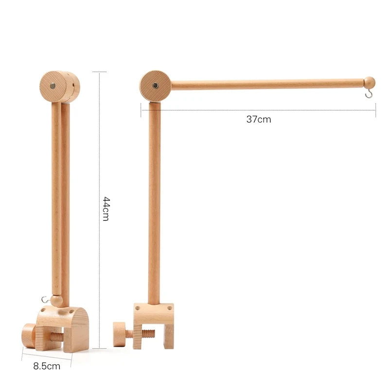 Hochet mobile pour berceau de bébé de 0 à 12 mois, motif animal de la forêt