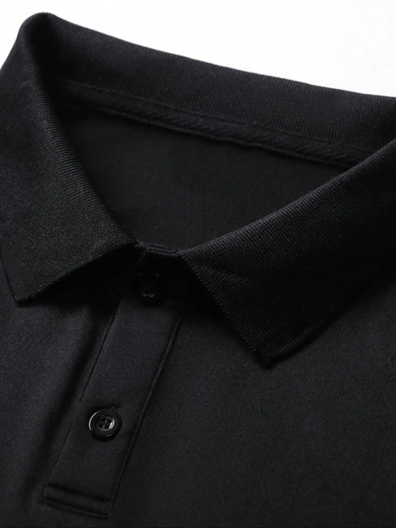 Polo simple à manches courtes pour homme, couleur unie, tissu de haute qualité