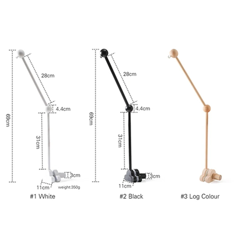 Hochet mobile pour berceau de bébé de 0 à 12 mois, motif animal de la forêt
