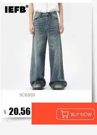 Pantalon en Denim d'Été pour Homme Jeans Masculin Bleu Délavé Vintage Droit Décontracté Vêtements pour Homme Pantalon Large Ample Nouvelle Mode