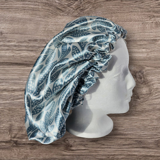 Ensemble Bonnet de Nuit Satin - Bandeau et Chouchous Fait Main