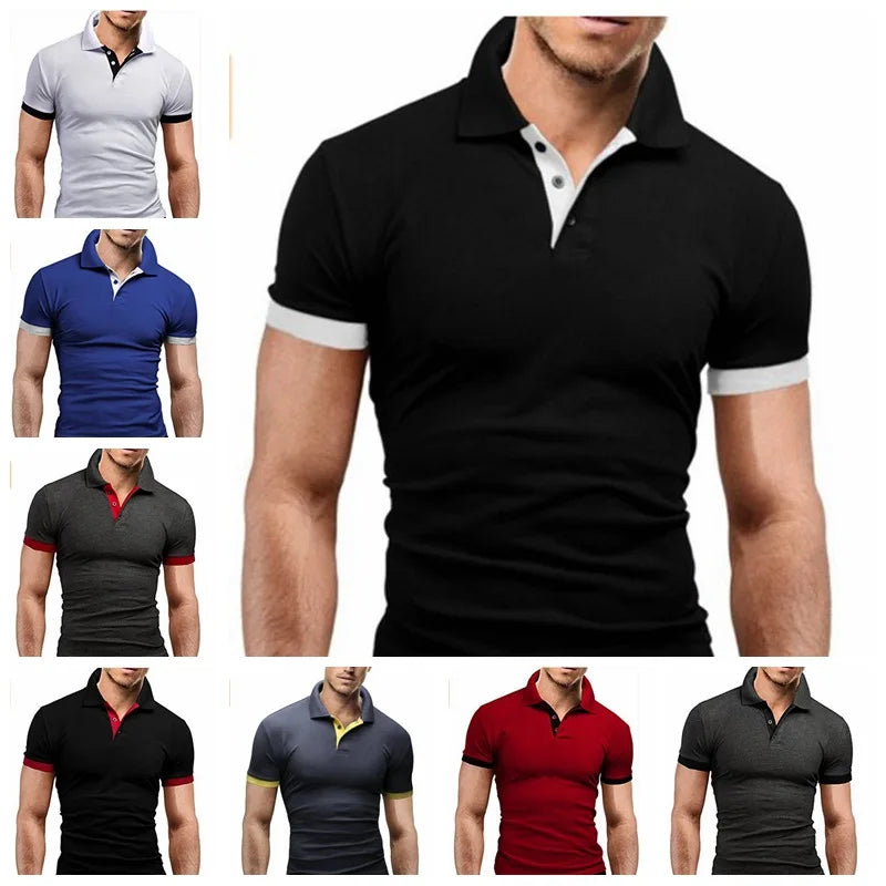 Polo d'été à manches courtes pour homme