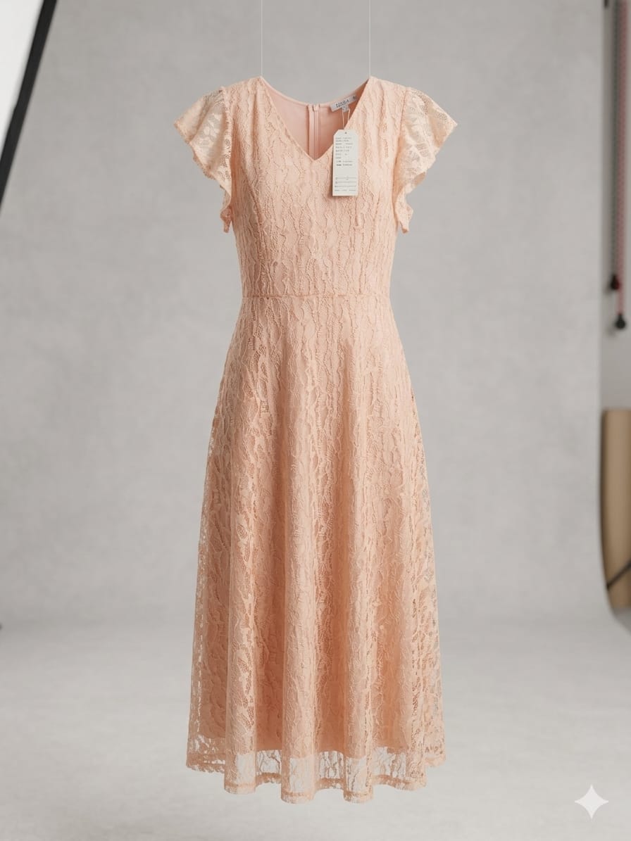 Robe Ticosa Rose Femme - Robe Élégante et Polyvalente | Alina Queens