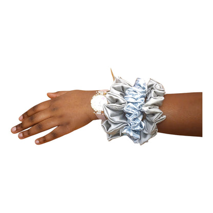 Lot de 3 Chouchous en Satin Fait Main - Accessoires Cheveux Doux