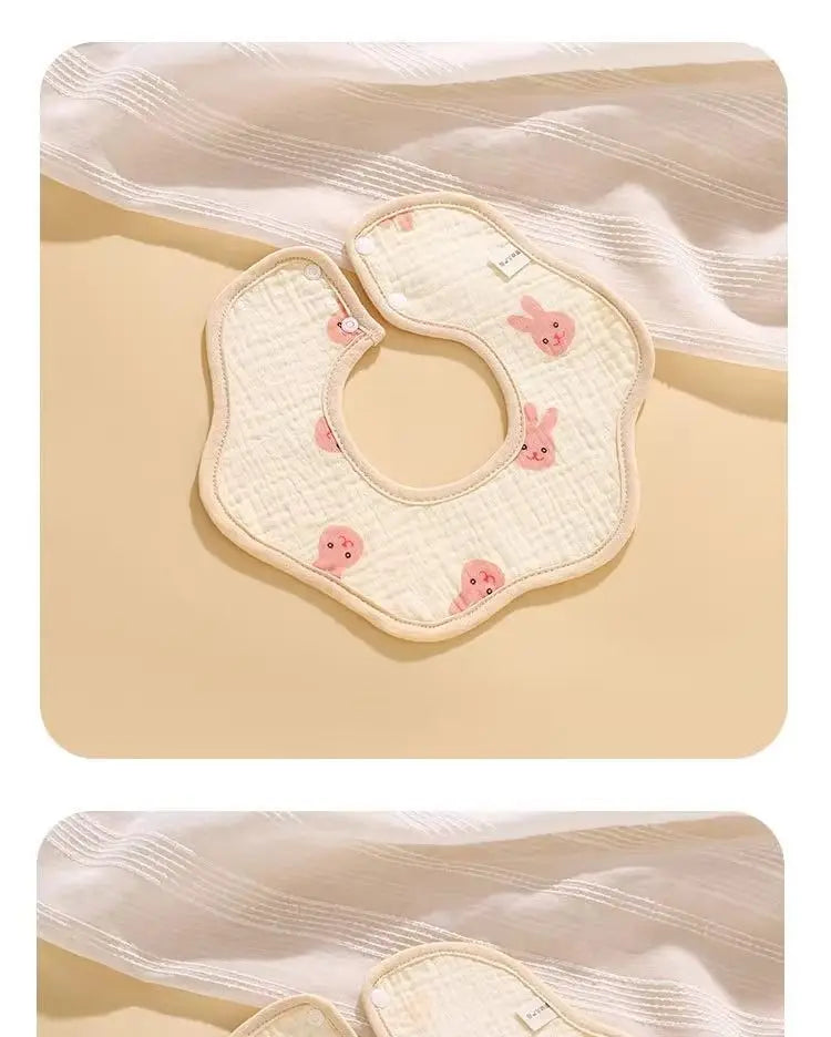 Serviette de salive pour bébé, bavoir en coton, gaze, nouveau-né, imperméable, crachat de lait