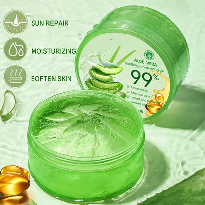300g hydratant Aloe Vera Gel crème traitement de l'acné crème pour le visage soleil après réparer masque de sommeil soins du visage soins de la peau