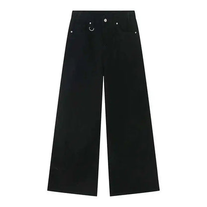 Pantalon en Denim d'Été pour Homme Jeans Masculin Bleu Délavé Vintage Droit Décontracté Vêtements pour Homme Pantalon Large Ample Nouvelle Mode