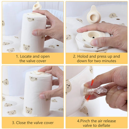 Siège bébé gonflable pour bébés de 3 à 36 mois, pompe à air intégrée