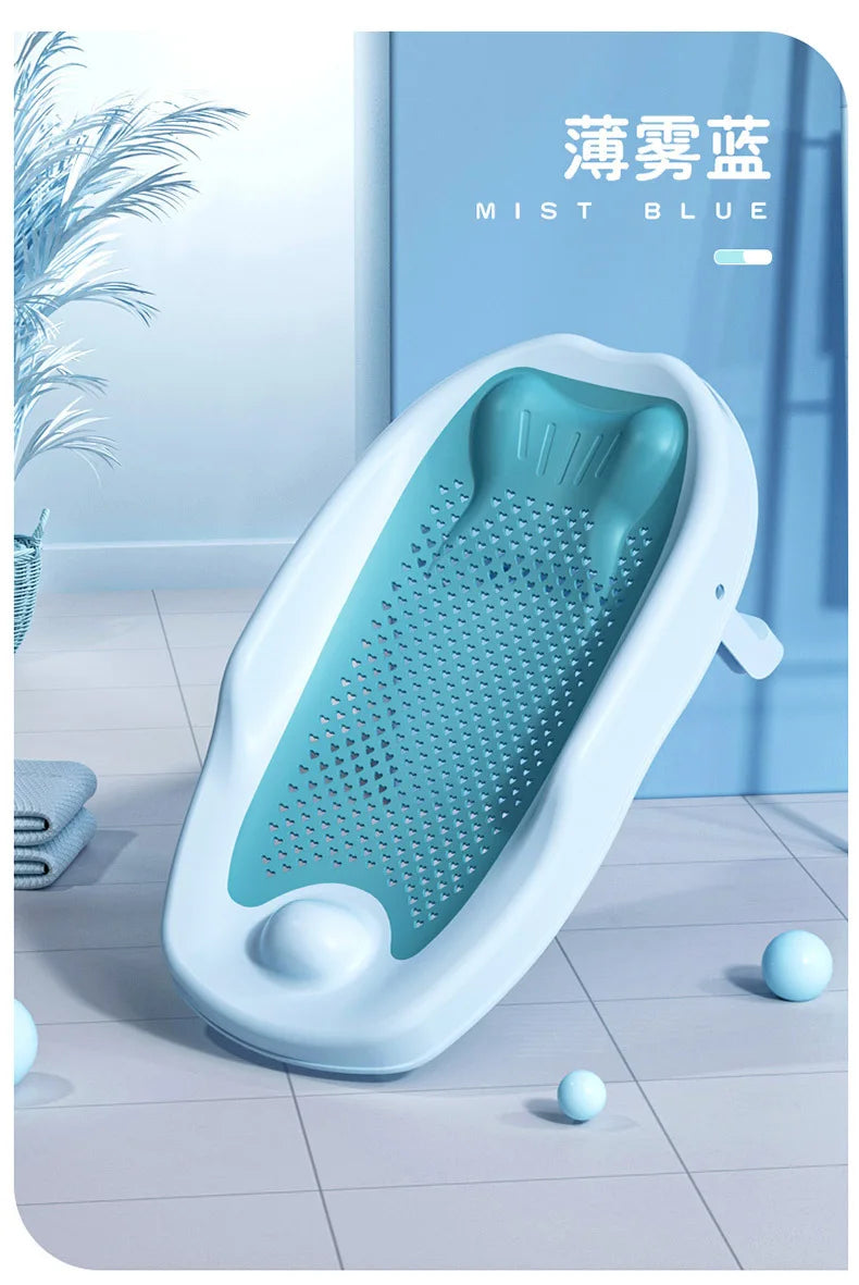Filet de bain ajustable universel pour nouveau-nés, tapis antidérapant pour baignoire bébé, support de bain pour bébé