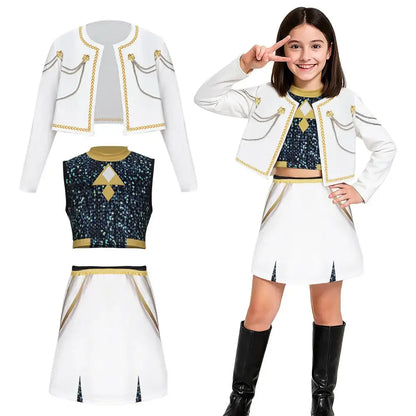 Costume de cosplay Kpop Rumi Zoey Mira pour fête d'Halloween pour enfants