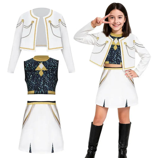 Costume de cosplay Kpop Rumi Zoey Mira pour fête d'Halloween pour enfants