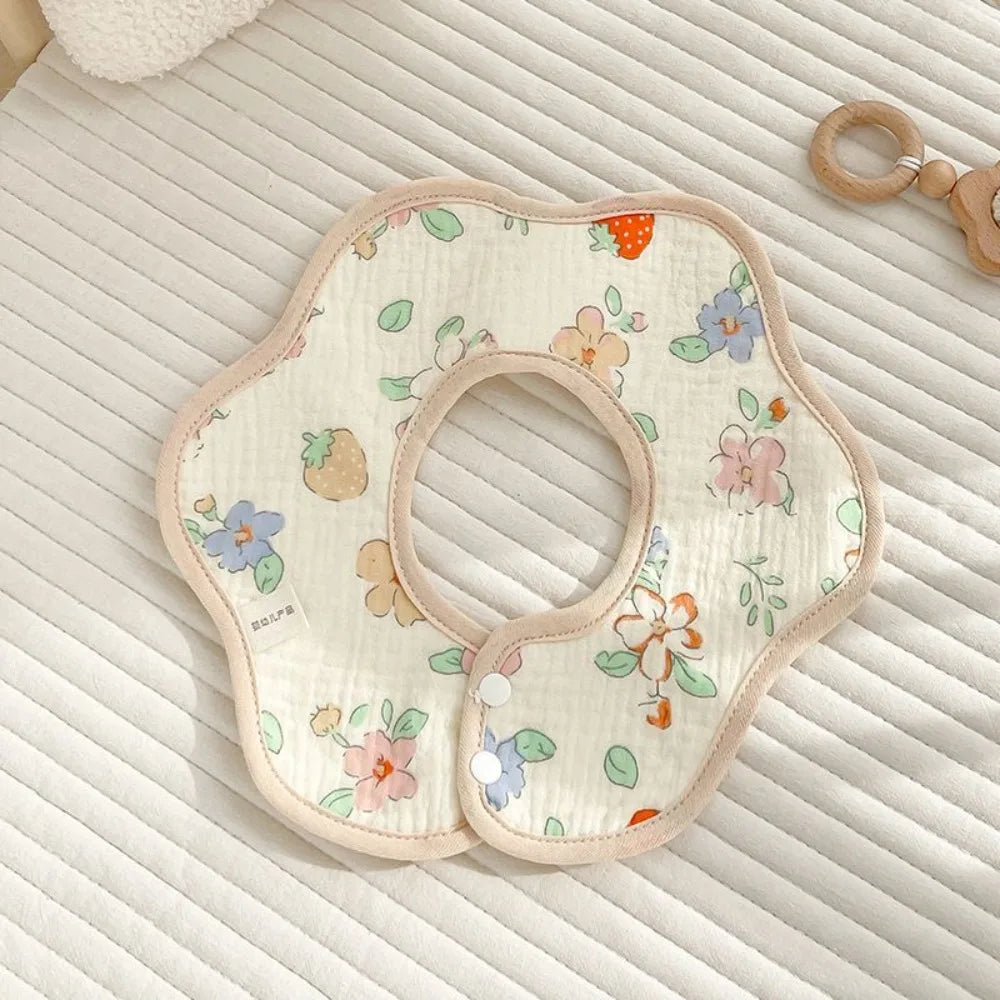 Serviette de salive pour bébé, bavoir en coton, gaze, nouveau-né, imperméable, crachat de lait