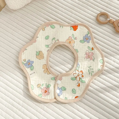 Serviette de salive pour bébé, bavoir en coton, gaze, nouveau-né, imperméable, crachat de lait