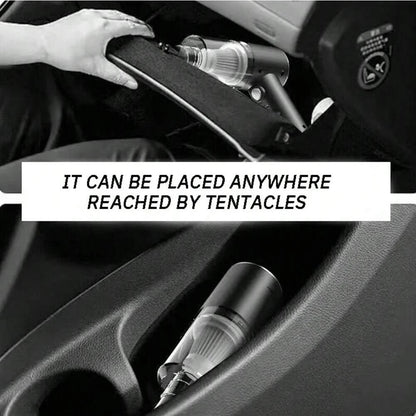 Aspirateur 3 en 1 Intégré Aspiration et Soufflage Combinaison Aspirateur Rechargeable USB Petit Aspirateur Voiture et Maison