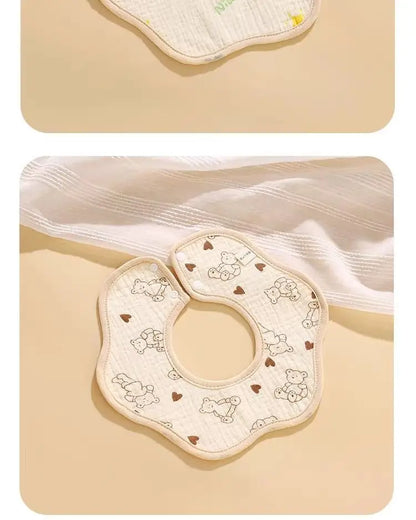 Serviette de salive pour bébé, bavoir en coton, gaze, nouveau-né, imperméable, crachat de lait