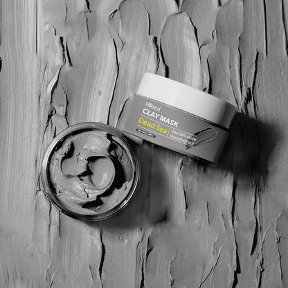 Une variété de masques d'argile, thé vert, curcuma, boue de la mer morte, blanchissant et hydratant, nettoyage en profondeur des pores, contrôle de l'huile et mo