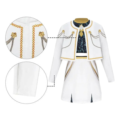 Costume de cosplay Kpop Rumi Zoey Mira pour fête d'Halloween pour enfants