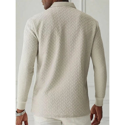 Polo à manches longues pour hommes, vêtements masculins de haute qualité, t-shirt polo de bureau, style business et décontracté, mode masculine.
