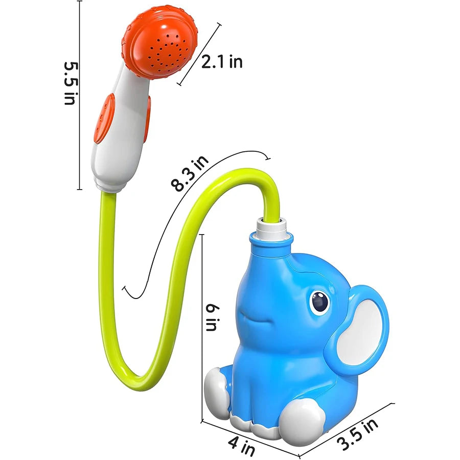 Jouets de bain pour bébé en forme d'éléphant, pommeau de douche, jouets de bain pour enfants, jouets de bain pour nourrissons…