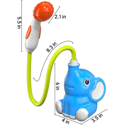 Jouets de bain pour bébé en forme d'éléphant, pommeau de douche, jouets de bain pour enfants, jouets de bain pour nourrissons…