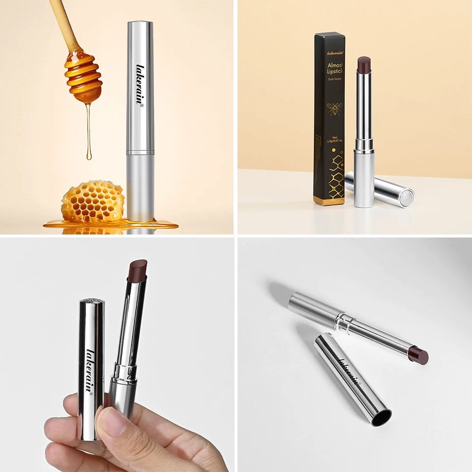 Rouge à lèvres hydratant longue tenue au miel noir