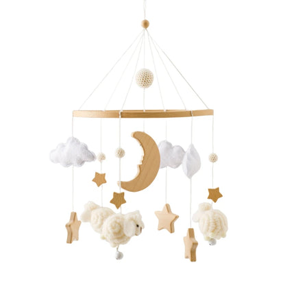 Hochet mobile pour berceau de bébé de 0 à 12 mois, motif animal de la forêt