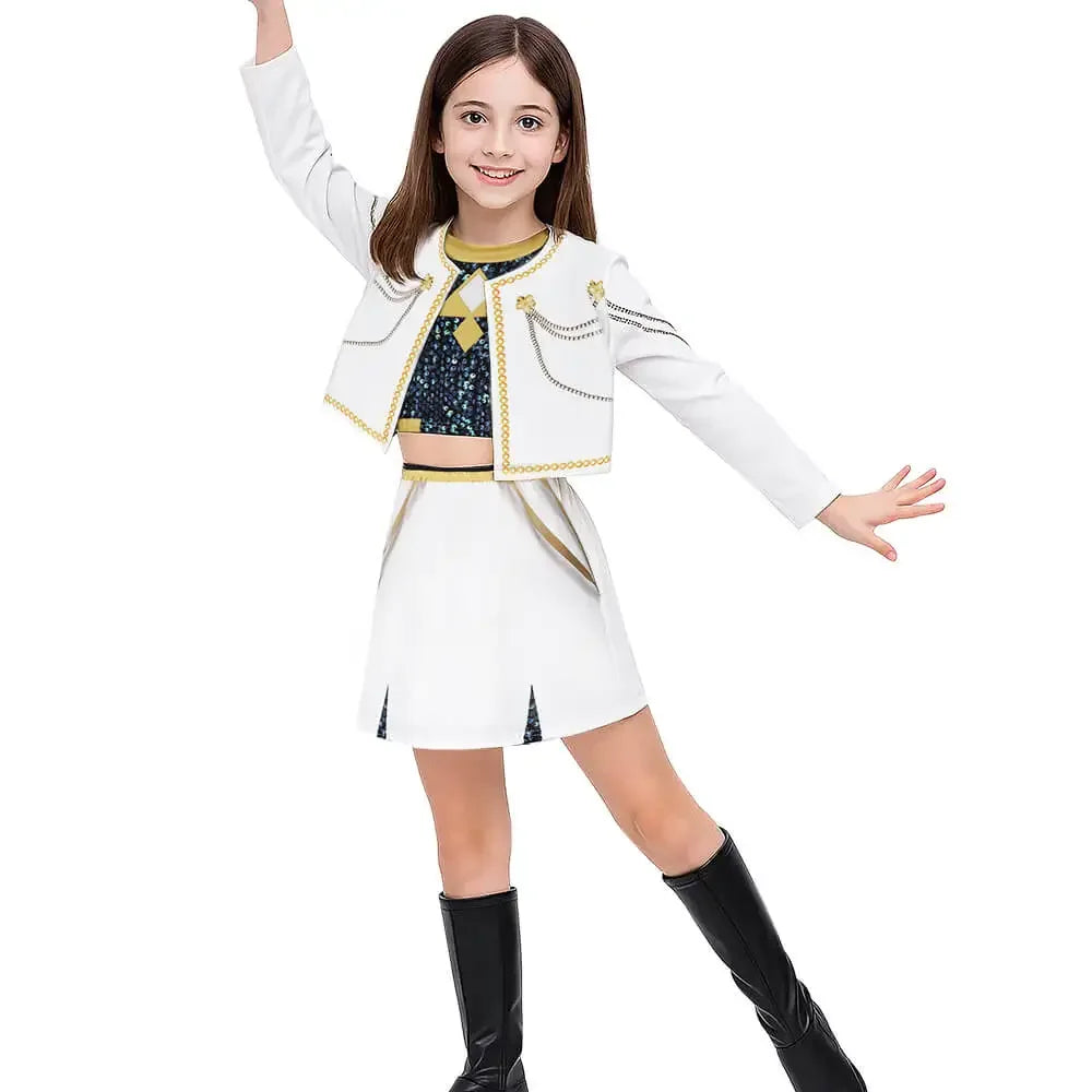 Costume de cosplay Kpop Rumi Zoey Mira pour fête d'Halloween pour enfants