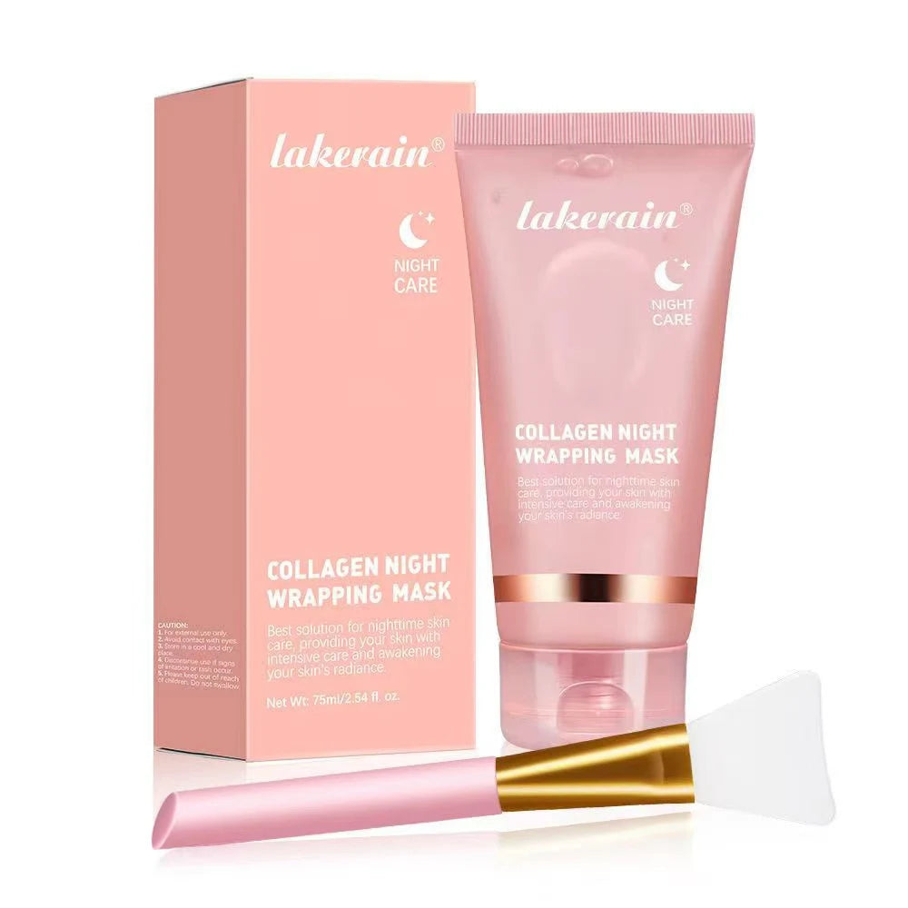 Masque au collagène nettoyant en profondeur, hydratant, Anti-rides, ridules, raffermissant, rétrécit les Pores, éclaircissant pour les soins de la peau grasse/toute