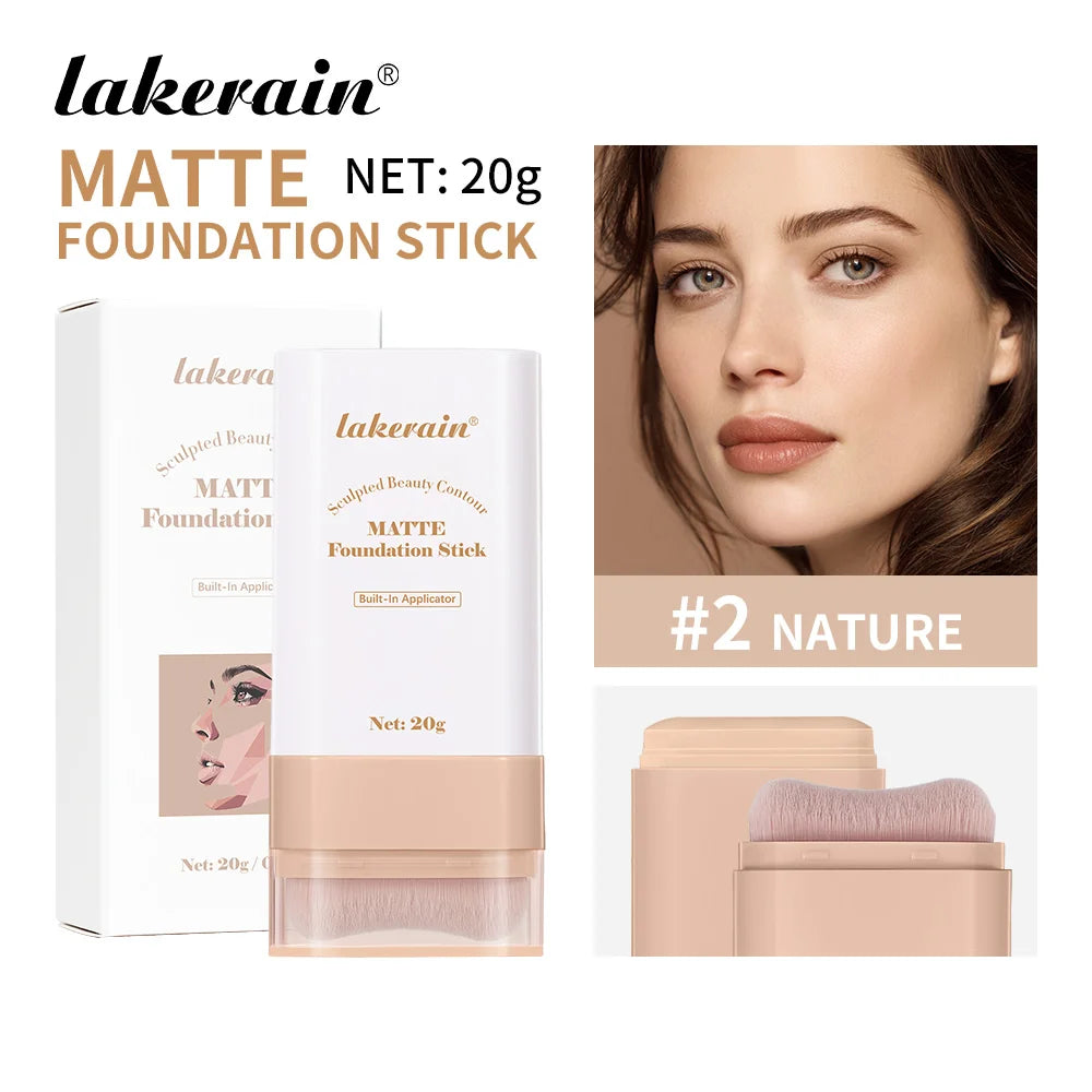 AnastasiaBalm Bâton de fond de teint boosté pour la peau, baume lisse et pulpeux, couverture haute, anciers de fond de teint bronze, sérum de voyage, marque