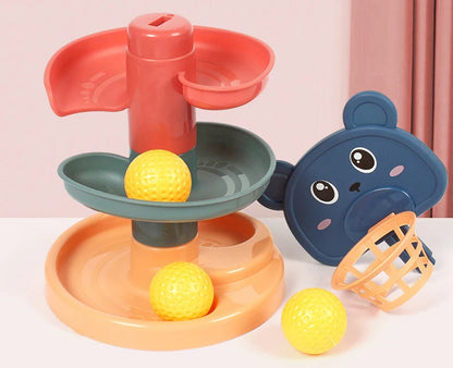 Jouets Montessori pour bébé de 0 à 12, 24 et 36 mois, piste roulante, balle...