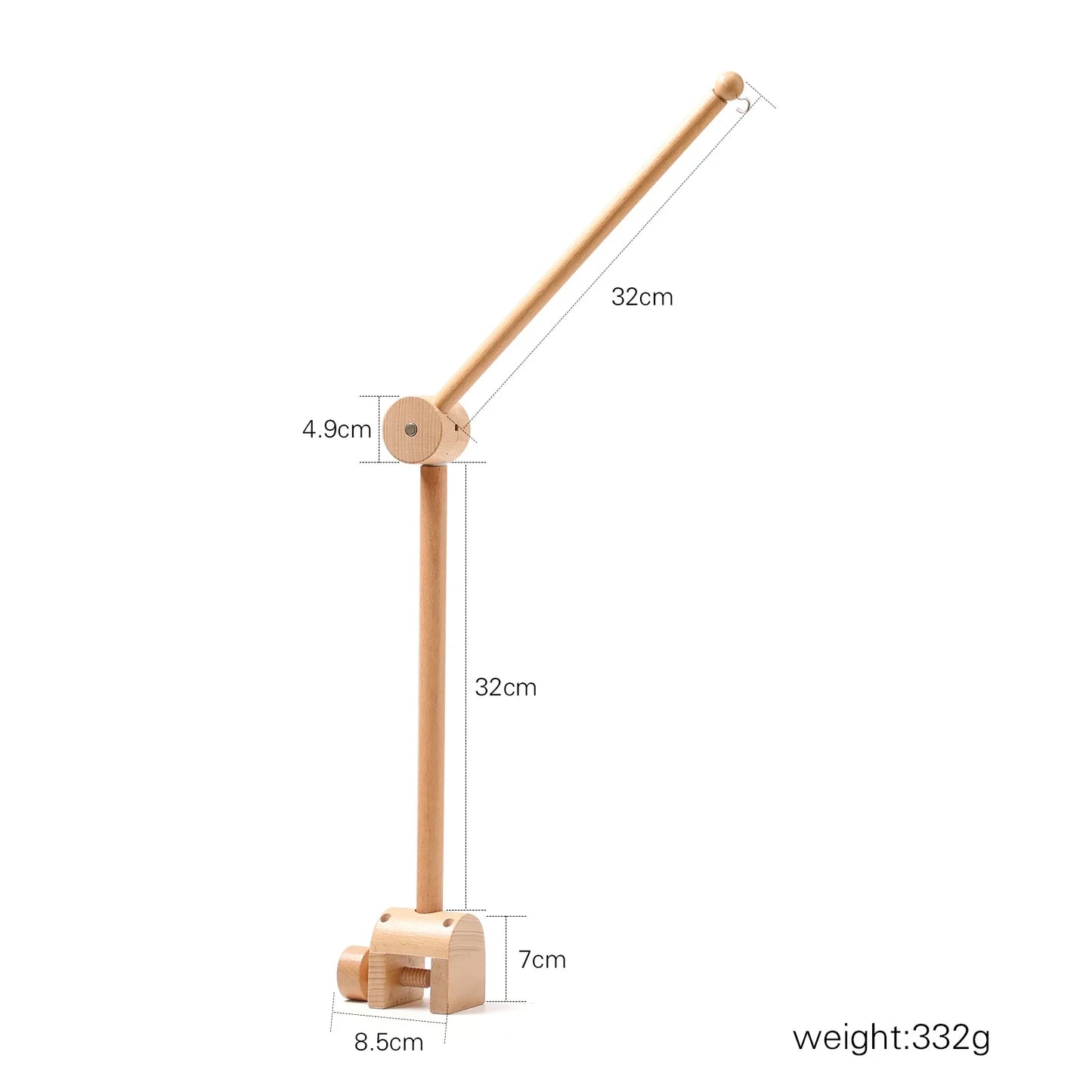 Hochet mobile pour berceau de bébé de 0 à 12 mois, motif animal de la forêt