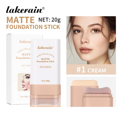 AnastasiaBalm Bâton de fond de teint boosté pour la peau, baume lisse et pulpeux, couverture haute, anciers de fond de teint bronze, sérum de voyage, marque