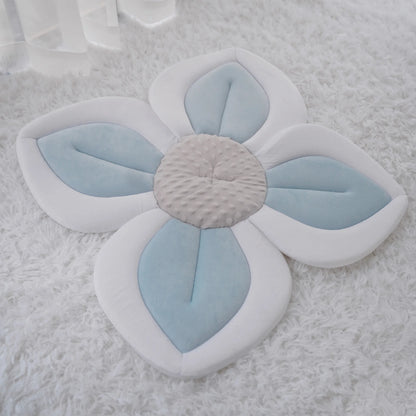 Tapis de bain pour nouveau-né, coussin de sécurité pour baignoire, coussinets en forme de pétales, accessoires pour bébé en peluche