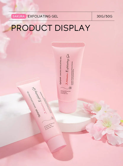 Sakura exfoliant Peeling Gel gommage pour le visage hydratant nourrissant réparation gommages crème pour le visage beauté soins de la peau