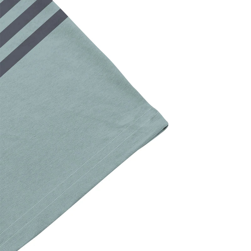 Polo d'été à manches courtes et revers pour homme, imprimé logo, style décontracté