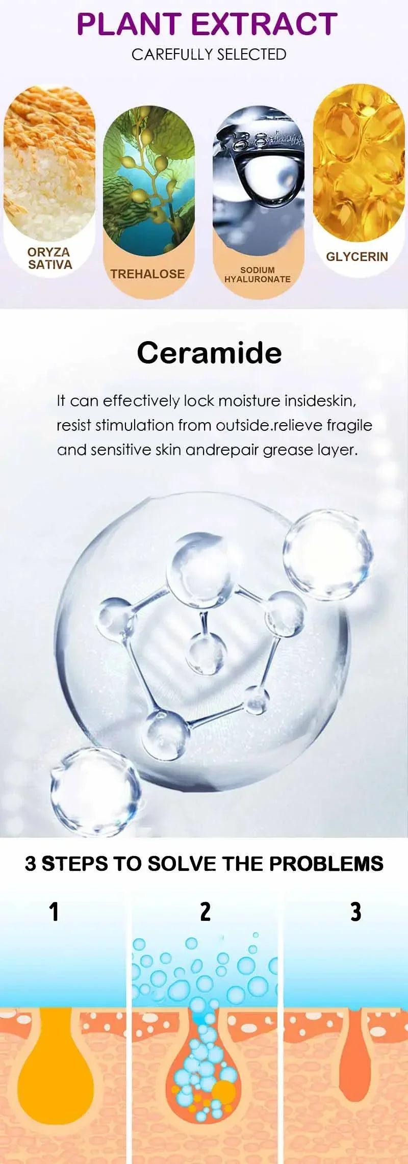 Texture de peau |   Sérum visage éclaircissant pour raffinage des pores, resurfaçage, au rétinol et à la niacinamide non comédogène