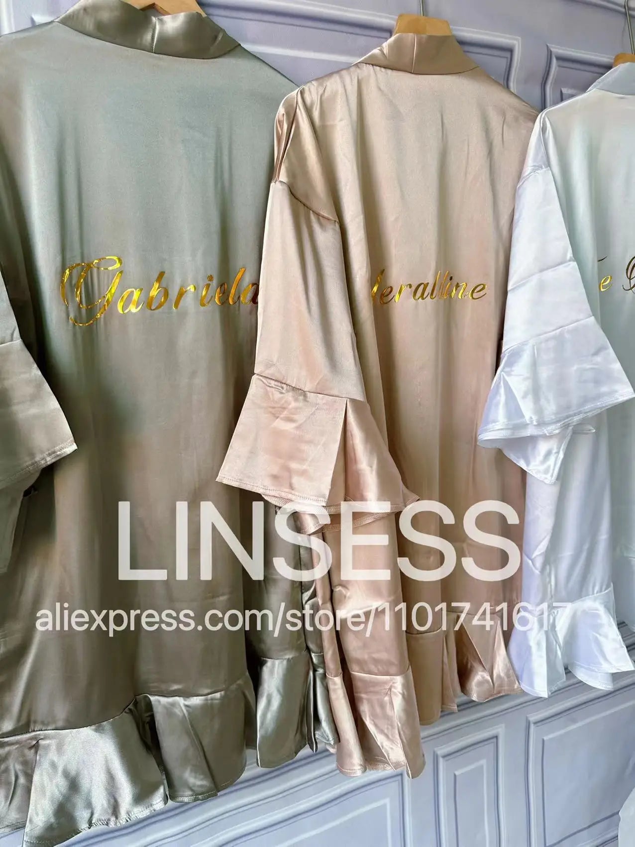 Robes à volants pour mariée, robe de demoiselle d'honneur, cadeau de mariée personnalisé