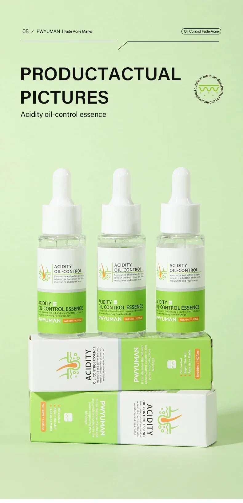 Crème rétrécissante pour les pores à l'acide salicylique, élimine les grands Pores, sérum, élimine les points noirs, répare l'acné, raffermissement, soins pour la peau, cosmétiques